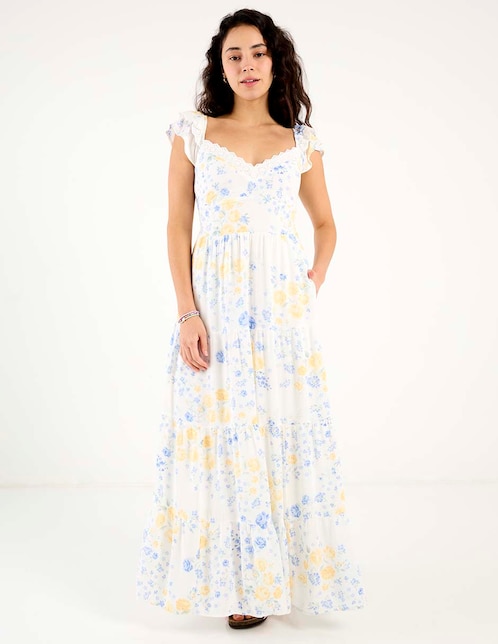 Vestido largo casual para mujer 1