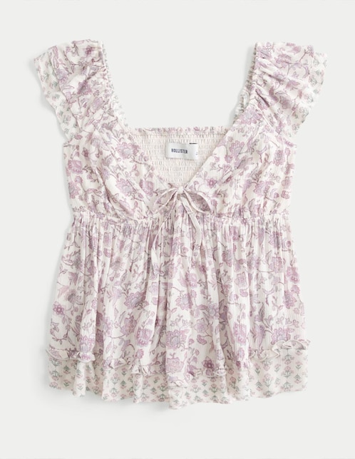 Blusa manga corta para mujer 1