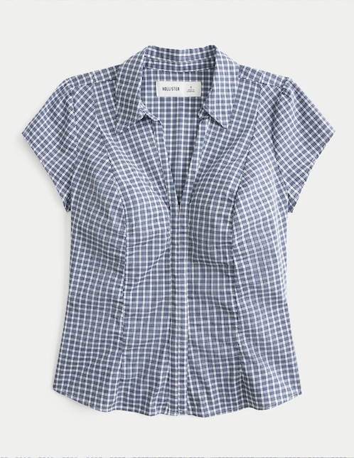 BLUSA HOLLISTER KI340-6029-29, M, AZUL