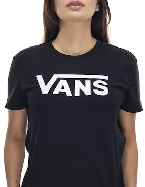 Playera manga corta Vans cuello redondo para mujer