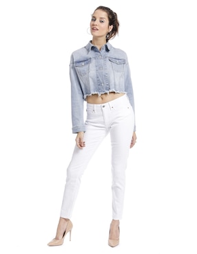 Jeans skinny Denizen corte cintura para mujer