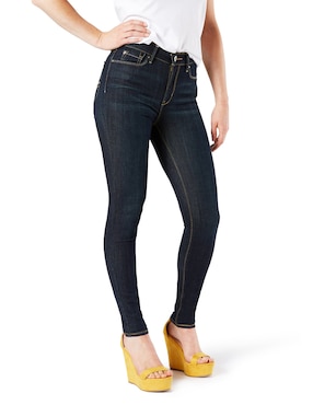 Jeans skinny Denizen corte cintura alta para mujer