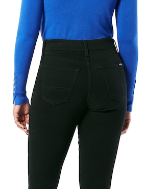 Jeans skinny Denizen lavado obscuro corte cadera para mujer