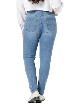Jeans skinny Denizen lavado medio corte cintura alta para mujer