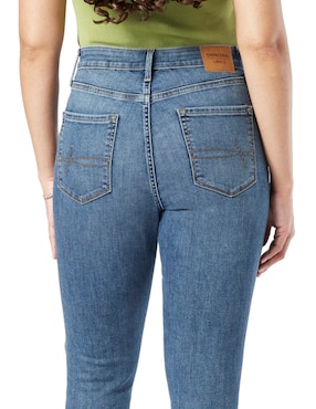 Jeans skinny Denizen Sculpting Ultra High-rise super skinny lavado medio corte cintura alta para mujer