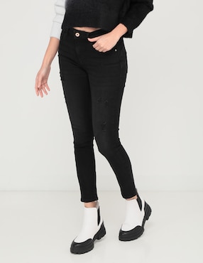 Jeans Skinny ONLY Corte Cintura Para Mujer