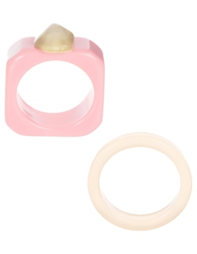 Set anillo That'S It semipreciosas