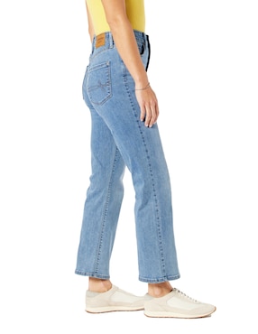 Jeans straight Denizen Sculpt uhr crop flare corte cintura alta para mujer
