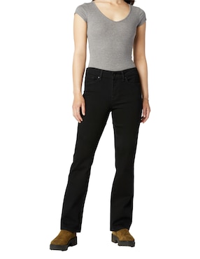 Jeans bota Denizen Mid-Rise Bootcut corte cintura para mujer