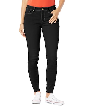 Jeans skinny Denizen Mid-rise corte cintura para mujer