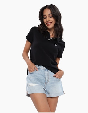 Playera Tipo Polo American Eagle Para Mujer