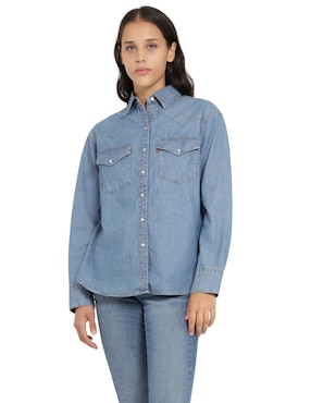 Blusa Levi's Manga Larga Para Mujer