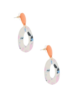 Aretes ovalados That's It con acabado mate