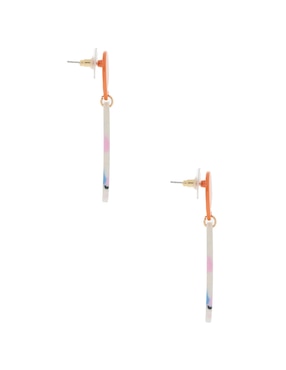 Aretes ovalados That's It con acabado mate