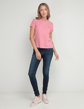 Jeans Ultra Skinny Levi's 720 Hirise Corte Cintura Alta Para Mujer