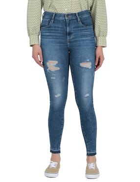 Jeans Skinny Levi's 720 Corte Cintura Alta Para Mujer