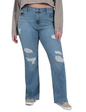 Jeans Straight Levi's 725 Corte Cintura Alta Para Mujer