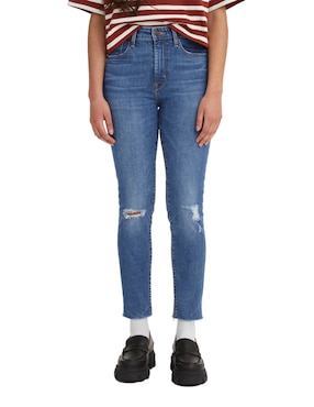 Jeans Skinny Levi's 721 Corte Cintura Para Mujer