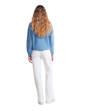 Jeans campana brownie kuma twill para mujer