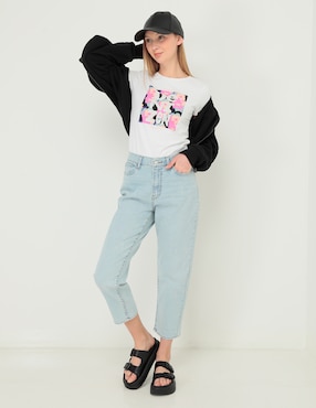 Jeans boyfriend Levi's corte cintura para mujer
