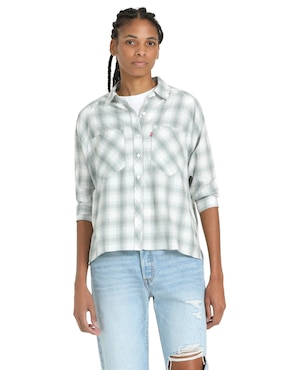 Blusa Camisera Levi's Manga Larga Para Mujer