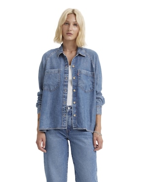 Blusa Camisera Levi's Manga Larga Para Mujer