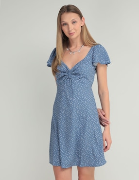 Vestido Corto Casual Levi's Para Mujer