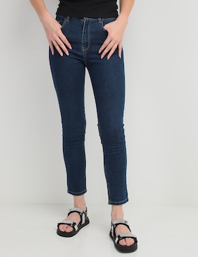 Jeans Skinny That's It A La Cintura Para Mujer