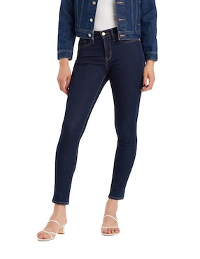 Jeans Skinny Levi's 311 Corte Media Cintura Para Mujer