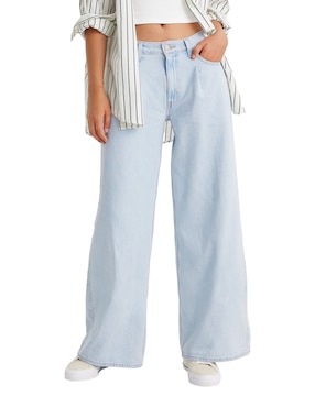 Jeans Amplio Levi's Dad Wide-leg Corte Cintura Alta Para Mujer