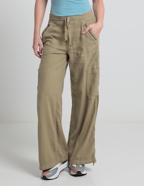 Pantalón American Eagle Wide Leg Para Mujer