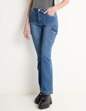 Jeans Straight That's It Corte Cintura Para Mujer