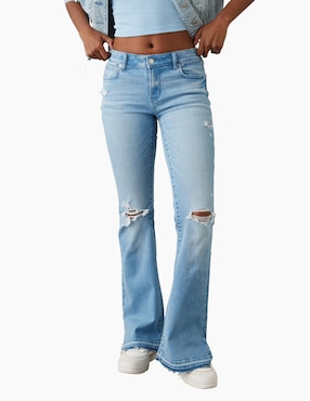 Jeans Flare American Eagle Corte Cintura Para Mujer