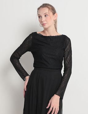 Blusa That's It manga larga para mujer