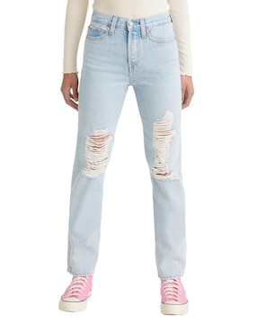 Jeans Straight Levi’s Wedgie Straigh Corte Cintura Para Mujer