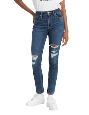 Jeans Skinny Levi’s 721 Corte Cintura Para Mujer