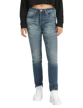 Jeans Skinny Levi's 501 Corte Cintura Para Mujer