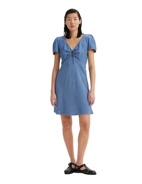 Vestido Mini Casual Levi's Para Mujer