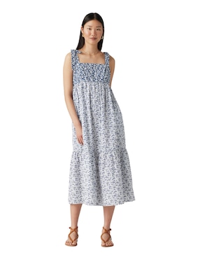 Vestido Midi Casual Levi's Para Mujer