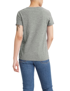 Playera manga corta Levi's cuello redondo para mujer