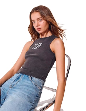 Playera Brownie cuello redondo para mujer