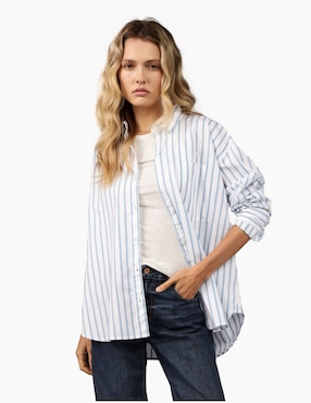 Blusa American Eagle Manga Larga Para Mujer