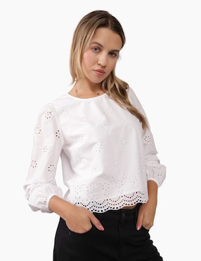 Blusa American Eagle Manga Larga Para Mujer