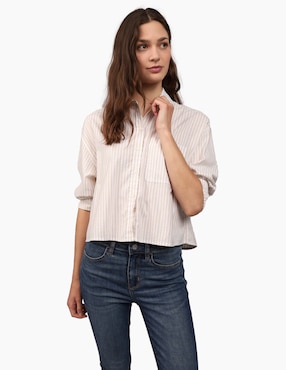 Blusa American Eagle Manga Larga Para Mujer