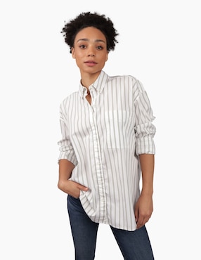 Blusa Camisera American Eagle Manga Larga Para Mujer