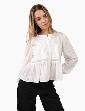 Blusa American Eagle Manga Larga Para Mujer