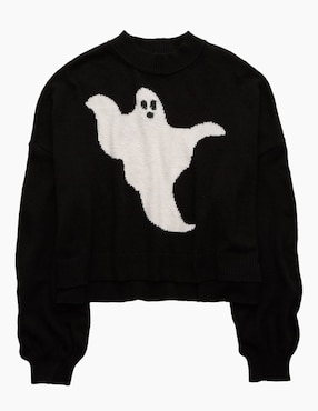 Suéter American Eagle Halloween cuello tortuga para mujer