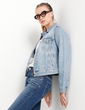 Chamarra Denim American Eagle Para Mujer