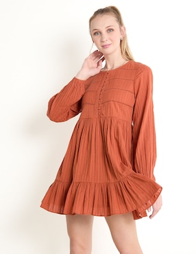 Vestido Mini Casual American Eagle Para Mujer