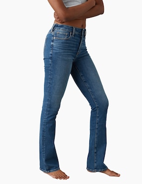 Jeans Skinny American Eagle Cort Cintura Para Mujer